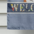 thumbnail image 4 of Carolines Treasures BB1440CHF Rouge Corgi Drapeau de Bienvenue Toile Maison Taille, 4 of 4