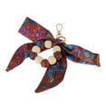 thumbnail image 5 of Unique Bargains 1 Pc Fashion Bow Wooden Beads Bag Charm Handbag Accessories Brick Red, 5 of 5