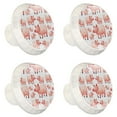 thumbnail image 2 of 4 Pcs Farm Pigs Knobs for Kitchen Cabinet Cupboard Dresser Bookcase Drawer Pulls Handles Round Home Decor, 2 of 8