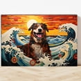 thumbnail image 4 of Thuan Chinese Shar Pei Dog Art Print Canvas, Dog Canvas Wall Art Painting Decor, Dog Pop Art Home Decor Artwork For Bedroom Living Room Bathroom decor, 4 of 6
