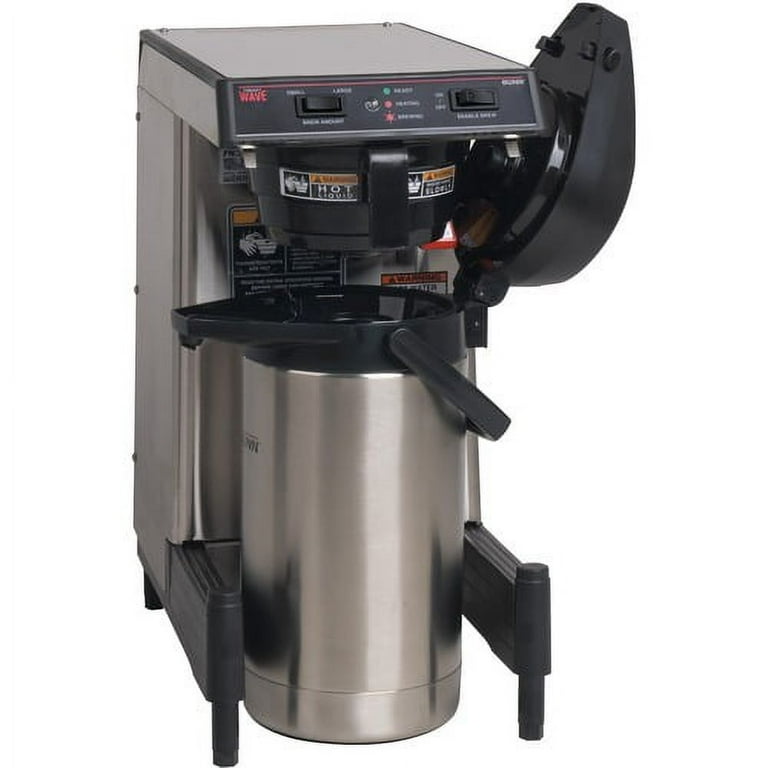 BUNN SmartWAVE Low-Profile Coffee Brewer- Plumbed - 2.01 quart - Black, Silver BUNN SmartWAVE Low-Profile Coffee Brewer- Plumbed - 2.01 quart - Black, Silver