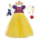 thumbnail image 1 of Disfraz de Blancanieves para niñas, Cosplay para niñas, vestido de princesa de Disney, vestido de cumpleaños para niños, fiesta de Halloween, ropa de lentejuelas, trajes 5T (Etiqueta 120) Gao Jinjia LED, 1 of 2