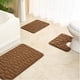 thumbnail image 1 of LADIGASU Alfombra de Baño Juego de 3 Alfombrillas de Baño de Espuma Viscoelástica Suave y Absorbente Alfombrilla Gruesa Antideslizante Universal Lavable a Máquina Rebajas Hoy Liquidación Juego de 3 A, 1 of 3