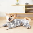 thumbnail image 5 of Dog High Collar Fleece Pajamas - Cozy Plush Four Legs Onesie, Autumn Winter Warm Dog Coat For Medium & Large Dogs, 5 of 9