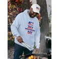 thumbnail image 2 of 4Th July Independence Day. Hoodie Men -Image by Shutterstock, Male x-Large, 2 of 4