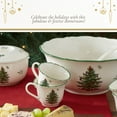 thumbnail image 5 of Spode Christmas Tree Punch Cups - Set of 2 Holiday Mugs for Espresso, Tea, Coffee - 8 Oz Porcelain Cups with Scalloped Rim, Christmas Design - Microwave & Dishwasher Safe, 5 of 7