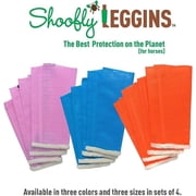 Shoofly Horse Leggins; Prevent Paintful Fly Bites, Reduces Stress & Stomping, Chemical-Free Plastic Mesh Material (Medium/Orange)
