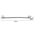 thumbnail image 3 of Braided Fuel Line For Honda Civic Acura Integra D15 D16 B16B B16A B18C EG EK DC2, 3 of 9