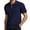 Blue, variant on JTieacloth Button Casual Tee Collared Men's Casual Fashion Vacation Style Short Sleeve Collar Shirt Top Blue L