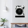 thumbnail image 3 of Nawypu Retro Music Black And White Turntable Vinyl Record Poster Record Player Wall Art Picture Print Canvas Painting Modern Bar Decor Poster, 3 of 4