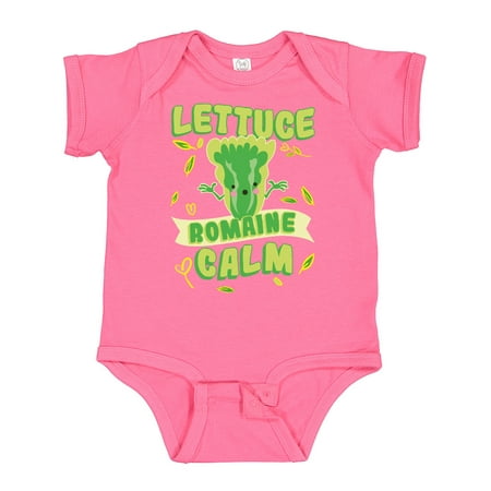 

Inktastic Lettuce Romaine Calm Gift Baby Boy or Baby Girl Bodysuit
