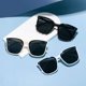 thumbnail image 3 of Gafas de sol para mujer, gafas de sol de moda para hombre, gafas de conducción anti-ultravioleta, gafas de adelgazamiento de cara grande, 3 of 6