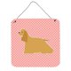 thumbnail image 1 of Caroline's Treasures Cocker Spaniel Tablero de ajedrez rosa para colgar en la pared o en la puerta BB3586DS66, 6 x 6, multicolor Caroline's Treasures BB3586DS66, 1 of 1