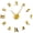 Gold,37inch, variant on American Football Players DIY Giant Wall Clock Rugby Fans Sports Room Wall Decor Modern Design Large Frameless Clock Wall Watch(Gold,27inch)