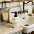 thumbnail image 4 of TIELUTT Cute Ceramic Soap Dispenser Refillable Bottle for Kitchen and Bathroom, 4 of 8