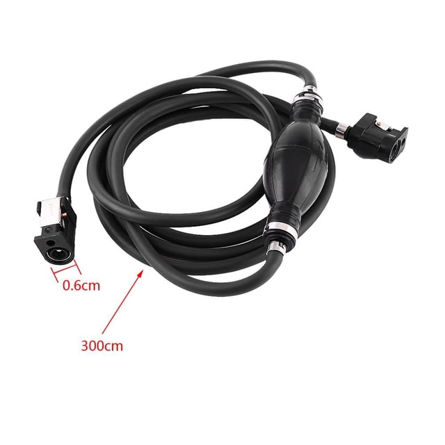 Acouto Manguera de línea de combustible de motor de barco con conector y conjunto de bombilla de cebador para motores fuera de borda Yamaha Mariner Ecomeon no