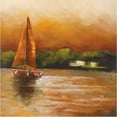 thumbnail image 3 of Rogers, Adam 20x20 Black Modern Framed Museum Art Print Titled - Majorcan Sail Petites A, 3 of 5