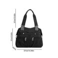 thumbnail image 2 of Waterproof,large Capacity Multi Pocket Nylon Shoulder Bag, Utility Tote Bag With Pockets And Compartments For Women, 2 of 5