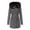 Gray, variant on Lindreshi Winter Coats for Women 2023 Trendy Ladies Pie Over Fleece Padded Jacket with Collar Hooded Warm Coat