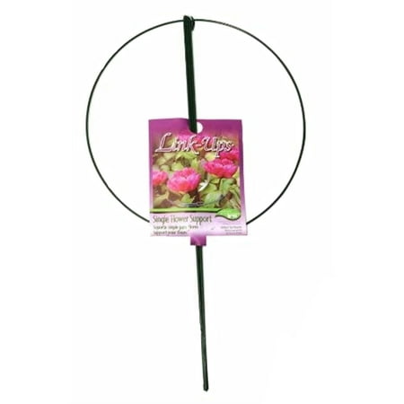 Luster Leaf 967 Small Single Peony Flower Support, Green, 10"