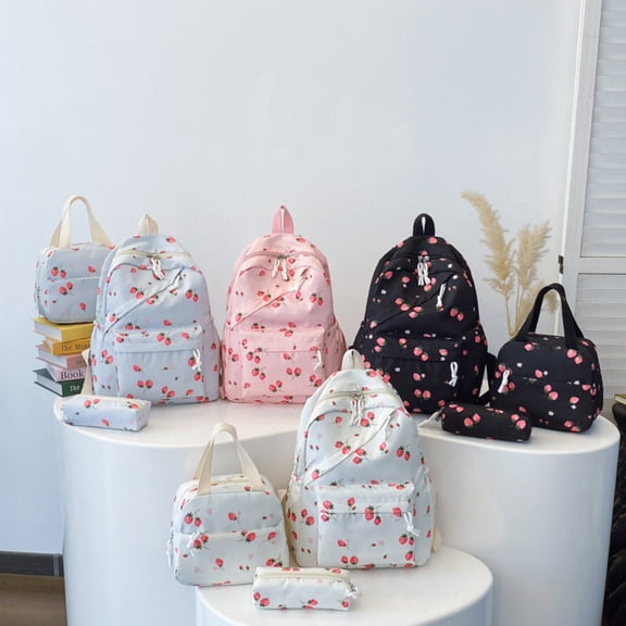 Age 6t 8t 10t, 12th 14th Backpack with Cute Floral Print Lightweight Adjustable Straps Elementary School Bookbag