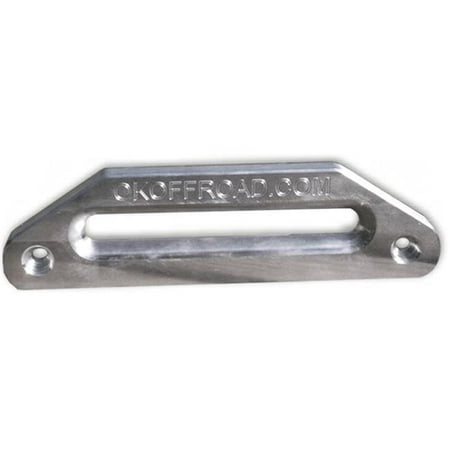 U.S. made ALUMINUM HAWSE FAIRLEAD SP (With dropped mounting holes for horizontal winch mountings such as ARB bumpers) (4X4 VEHICLE (Best 4x4 Winch For The Money)