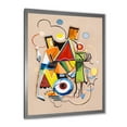 thumbnail image 2 of Designart 'Abstract Compositions Of Colored Geometric I' Modern Framed Art Print, 2 of 4