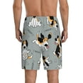 thumbnail image 4 of Lsque Funny Beagle Active Dog Mens Sleep Pajama Shorts,Short Pajama Pants, Cotton Ultra-Soft Knit-Small, 4 of 9