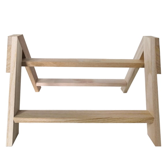 Chicken Perch Wood Stand for Pet Hens Large Bird Roosting Wooden Tripod Stand