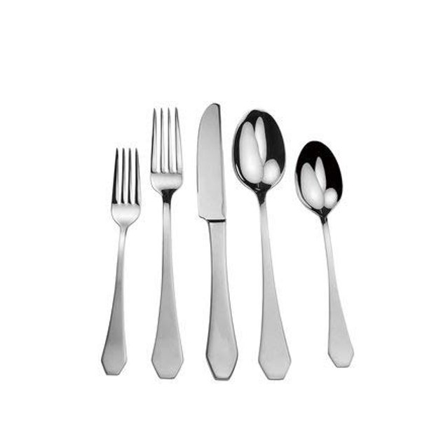 David Shaw Splendide 20 Piece Stainless Steel Flatware Set Valencia
