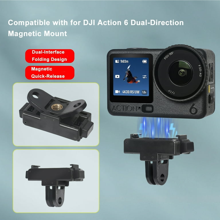 Magnetic Quick Release Camera Mount for DJI Osmo Action 6