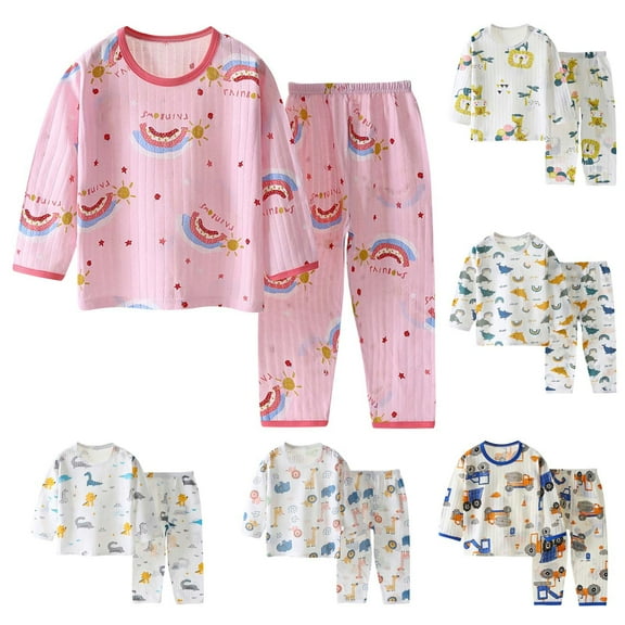 Summer Toddler Kids Clothing Set Shirt and Short Pants Set Boys Girls Printed Round Neck 2 Piece Outfits Children's Casual Set 6-7 Years Gray