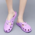 thumbnail image 6 of Women Rhinestone Flat Sandals EVA Garden Sandals Summer Shoes Lightweight, 6 of 8