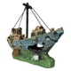 thumbnail image 3 of Greeniant Barco de acuario, barco, Animal pequeño, tanque de peces, adorno de paisajismo, decoración decorativa de resina hueca pequeña decoración del acuario Greeniant PT000511-00, 3 of 6