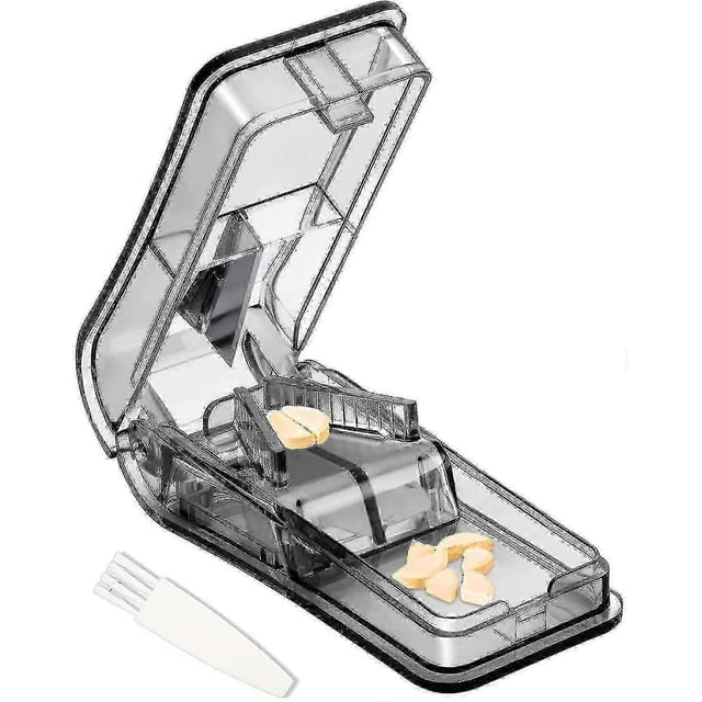 2026 Pill Tablet For S Or Lar , Pill Splitter With Blade For And Cut In Quarter