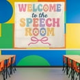 thumbnail image 2 of ViciArt Welcome to the Speech Room Tapestry – 30"x40" Polyester Colorful SLP Wall Hanging, Speech Therapy Office Decor, 2 of 4