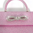thumbnail image 4 of Bolso Con Asa Superior Mano para Mujer Mini Cuadrado Lazo Fiesta Boda Graduación, 4 of 9