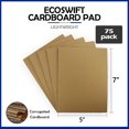 thumbnail image 3 of EcoSwift Brand Premium 5" x 7" Corrugated Cardboard Pads Inserts Filler Sheets 23 ECT, 5 in. x 7 in., Brown, 75-Pack, 3 of 6