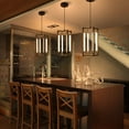thumbnail image 2 of Dining Room Indoor Modern Black Chandelier Iron Cage LED Bulb Chandelier, 2 of 6
