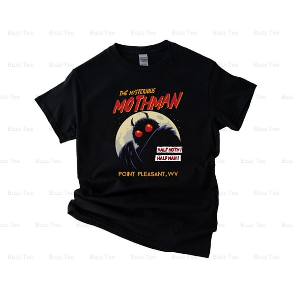 Mothman The Cryptid Legend West Virginia Folklore Creature New Unisex T-Shirt, up to 5XL