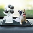 thumbnail image 5 of New French Bulldog Tongue-Sticking Small French Bucket Car Decoration Simulation Animal Dog Model French Bulldog, 5 of 11