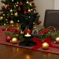 thumbnail image 5 of RuiJiao Gift Black Wrought Iron Candlesticks, Rust-Resistant Home Decor with Five Elegant Designs, 5 of 6