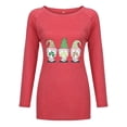thumbnail image 3 of Pompotops T-Shirt Décontracté à Manches Longues pour Femmes avec Imprimé St. Patrick et Col Rond, 3 of 5