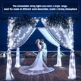 thumbnail image 4 of SUMMIT 100ft Globe String Lights Indoor Outdoor Waterproof, 200 LED White Christmas Fairy Lights Plug in with Remote, Connectable Hanging Lights for Bedroom Tent Camping Patio Wedding Garden Decor, 4 of 17
