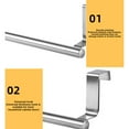 thumbnail image 6 of Over The Door Towel Rack, Innovative Bath Towel Bar, Bathroom Towel Holder, Hand Towel Bar, Adjustable Multi functional Bathroom Towel Rack For Bathroom, 6 of 9
