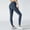 Dark Blue, variant on Stephy Yoga Pants Yoga Clothes Women's Fitness Sports Pants Pants Leggings No Embarrassing Lines High Waist No Butt, Gray, L