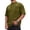 Army Green, variant on Yifymode Men's Corduroy Crew Neck Short Sleeve T-Shirt, Loose Fit with Chest Pocket Basic Casual Top Army Green L