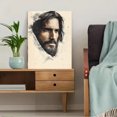 thumbnail image 5 of Qisvanset 12x16 Inch Framed Canvas Wall Art Psalm Vintage Neutral Faith Quote Nursery Apartment Wall Art, 5 of 8