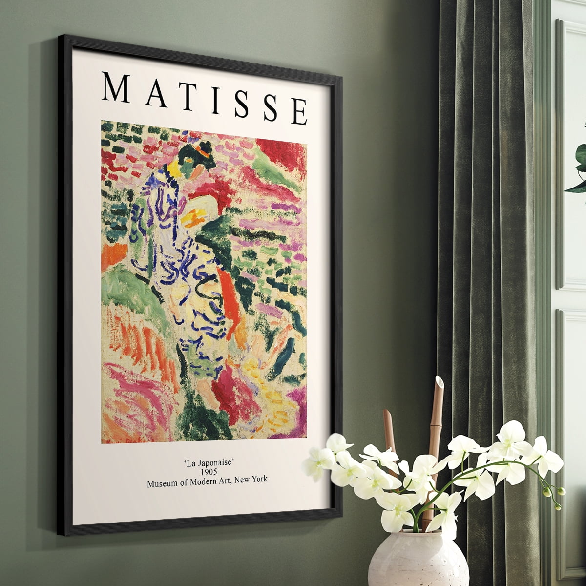 Matisse CCIII in Solid Wood 8 x 10 Framed Print