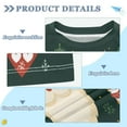 thumbnail image 2 of FORMRS Boys Rash Guard Short Sleeves Swim Shirt Quick Dry UPF 50+ Sun Protection, Sizes 3-12T, Green Christmas, 2 of 6